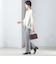 〈手洗い可能〉両面起毛 ストレート パンツ