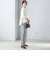 〈手洗い可能〉両面起毛 ストレート パンツ