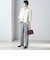 〈手洗い可能〉両面起毛 ストレート パンツ