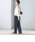 〈手洗い可能〉両面起毛 ストレート パンツ