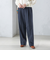 〈手洗い可能〉両面起毛 ストレート パンツ