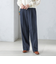 〈手洗い可能〉両面起毛 ストレート パンツ
