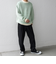 SHIPS any:〈手洗い可能〉畦編み ストライプ クルーネック ニット◇