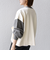 《一部追加予約》【WEB限定】〈手洗い可能〉配色 ポケット カーディガン