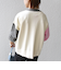 《一部追加予約》【WEB限定】〈手洗い可能〉配色 ポケット カーディガン