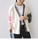 《一部追加予約》【WEB限定】〈手洗い可能〉配色 ポケット カーディガン