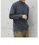 【WEB限定】SHIPS any: ブラッシュド スムース モックネック Tシャツ(ロンT)◇