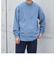 【WEB限定】SHIPS any: ブラッシュド スムース モックネック Tシャツ(ロンT)◇