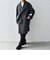 SHIPS any: PURE WOOL MELTON ダブル チェスターコート◇