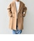 SHIPS any: PURE WOOL MELTON ダブル チェスターコート◇