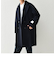 SHIPS any: PURE WOOL MELTON ダブル チェスターコート◇