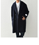 SHIPS any: PURE WOOL MELTON ダブル チェスターコート◇