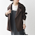 SHIPS any: ウール ミックス コクーン ショート Pコート