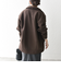 SHIPS any: ウール ミックス コクーン ショート Pコート