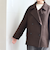 SHIPS any: ウール ミックス コクーン ショート Pコート
