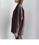 SHIPS any: ウール ミックス コクーン ショート Pコート