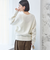 〈手洗い可能〉7G ウール カシミヤ ヘンリーネック 2WAY プルオーバー