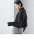 〈手洗い可能〉メタル釦 パイル ジャケット