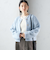 〈手洗い可能〉メタル釦 パイル ジャケット