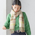 チェック カシミヤ リバーシブル マフラー