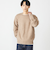 【WEB限定】SHIPS: ワンポイント ロゴ フラッフィ シャギー クルーネック ニット