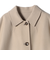 SHIPS Primary Navy Label:メルトン リバー ステンカラー コート