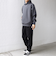 SHIPS any: カラー ダンボール スナップ プルオーバー パーカー 25AW◇