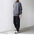 SHIPS any: カラー ダンボール スナップ プルオーバー パーカー 26AW◆