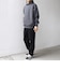 SHIPS any: カラー ダンボール スナップ プルオーバー パーカー 26AW◆