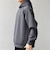 SHIPS any: カラー ダンボール スナップ プルオーバー パーカー 26AW◆