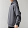 SHIPS any: カラー ダンボール スナップ プルオーバー パーカー 26AW◆