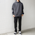 SHIPS any: カラー ダンボール スナップ プルオーバー パーカー 25AW◇