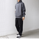 SHIPS any: カラー ダンボール スナップ プルオーバー パーカー 25AW◇