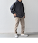 SHIPS any: カラー ダンボール スナップ プルオーバー パーカー 25AW◇