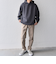 SHIPS any: カラー ダンボール スナップ プルオーバー パーカー 25AW◇