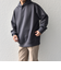 SHIPS any: カラー ダンボール スナップ プルオーバー パーカー 25AW◇