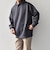 SHIPS any: カラー ダンボール スナップ プルオーバー パーカー 26AW◆