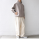 SHIPS any: カラー ダンボール スナップ プルオーバー パーカー 25AW◇