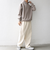 SHIPS any: カラー ダンボール スナップ プルオーバー パーカー 25AW◇