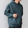 SHIPS any: カラー ダンボール スナップ プルオーバー パーカー 26AW◆