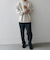 SHIPS any:〈手洗い可能〉ラム ライク クルーネック カラー ニット 24AW◇