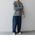 SHIPS any:〈手洗い可能〉ラム ライク クルーネック カラー ニット 24AW◇