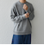 SHIPS any:〈手洗い可能〉ラム ライク クルーネック カラー ニット 24AW◇