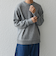 SHIPS any:〈手洗い可能〉ラム ライク クルーネック カラー ニット 24AW◇
