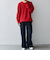 SHIPS any:〈手洗い可能〉ラム ライク クルーネック カラー ニット 24AW◇