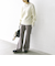 〈手洗い可能〉ストレッチ フレア パンツ