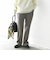 〈手洗い可能〉ストレッチ フレア パンツ