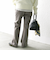 〈手洗い可能〉ストレッチ フレア パンツ