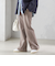 〈手洗い可能〉ストレッチ フレア パンツ