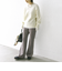 〈手洗い可能〉ストレッチ フレア パンツ